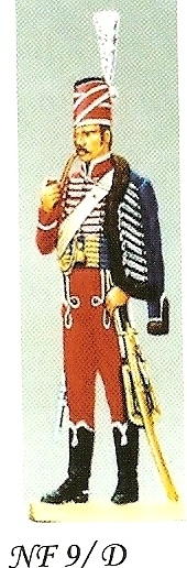 NF 9/D Guide Hussar , Army of Italy , Revolutionary France